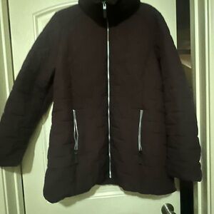 Marc New York Quilted Jacket in Deep Purple